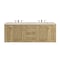 James Martin Vanities Laurent 72in Double Vanity, Light Natural Oak w/ 3 CM Eternal Marfil Top 545-V72-LNO-3EMR - alternate 2